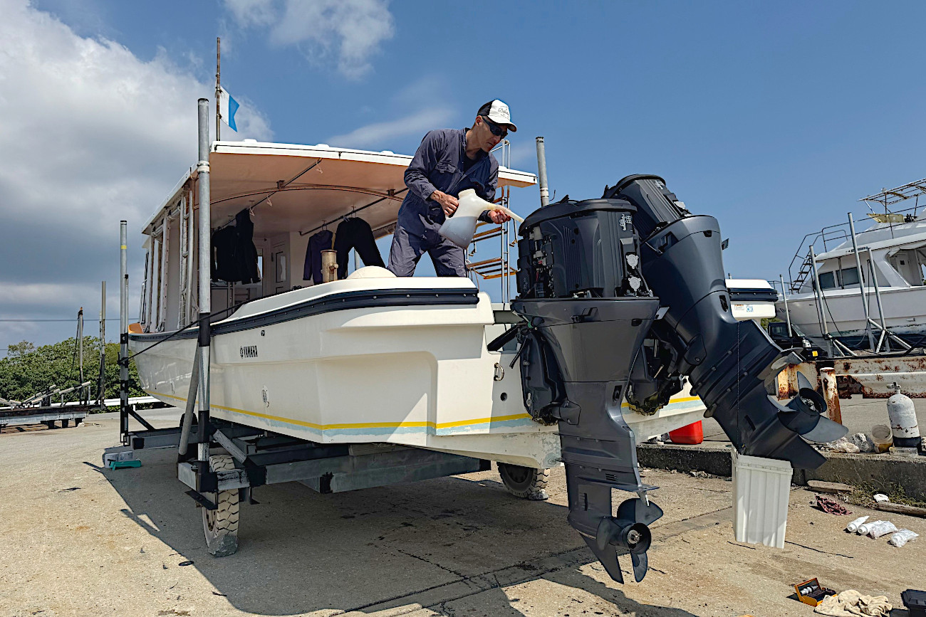 オイル交換の風景